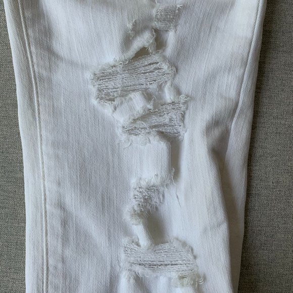 ARITZIA | J Brand Cropped White Skinny Jeans 25 - Picture 5 of 14
